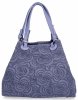 Kožené kabelka shopper bag Vittoria Gotti světle fialová 5566-Sjfio